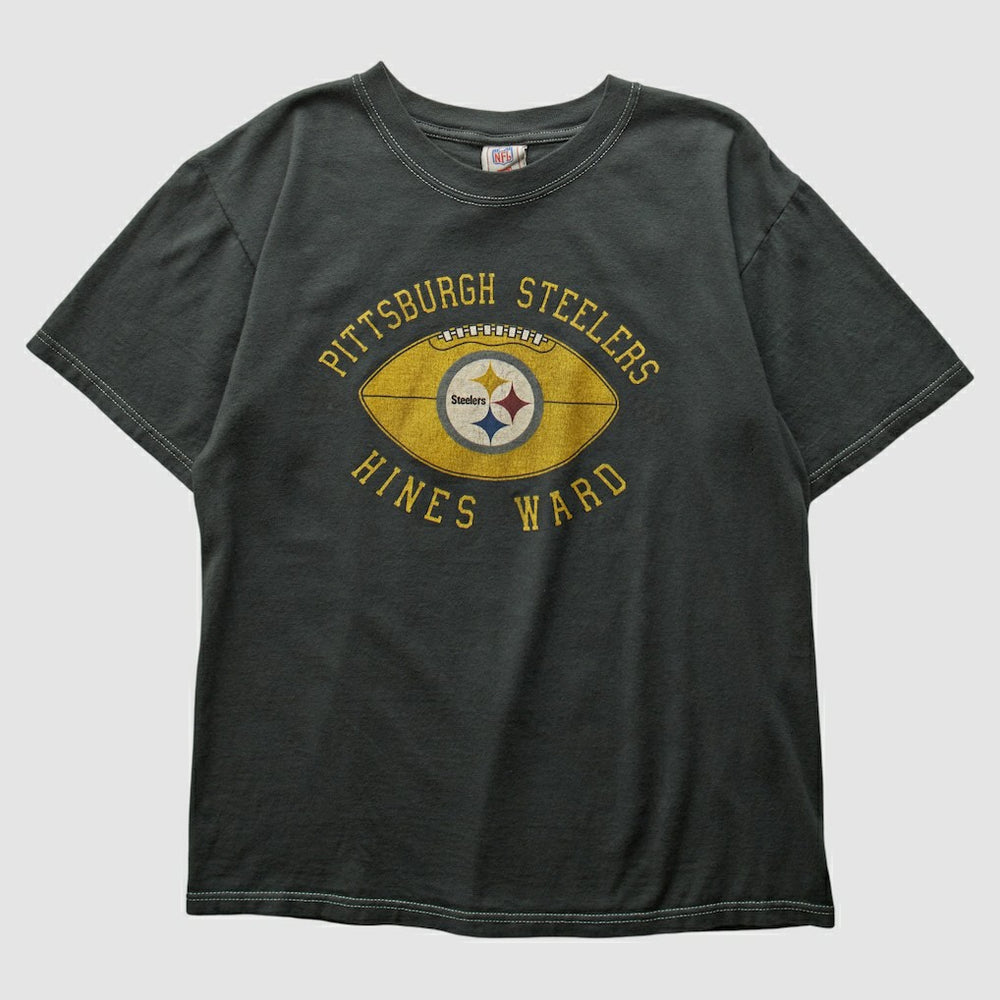 Pittsburgh Steelers NFL 2000s T-shirt - Charcoal Vintage for sale
