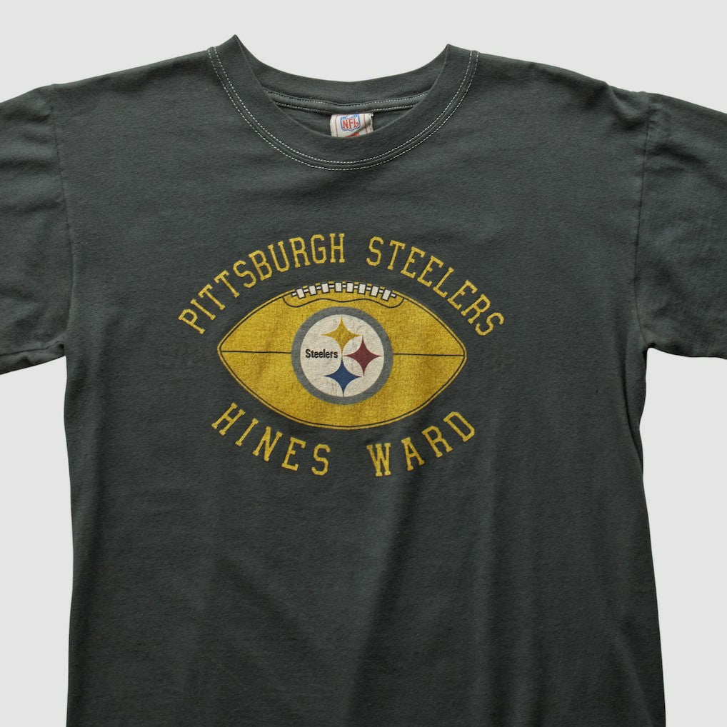 Pittsburgh Steelers NFL 2000s T-shirt - Charcoal Vintage for sale