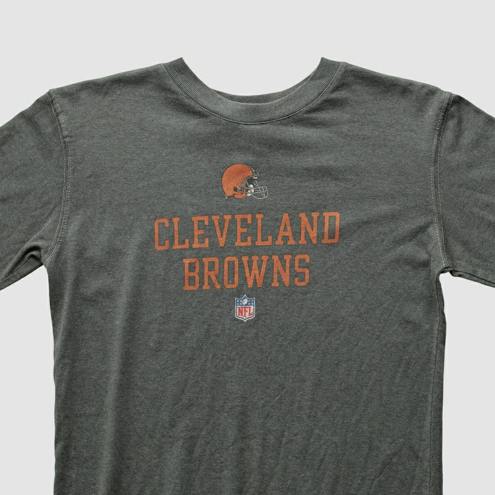 Cleveland Browns Reebok 2000s Long Sleeve T-shirt - Gray Vintage discount