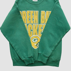 Green Bay Packers Hanes 90s Pullover Sweatshirt - Green Vintage cheap