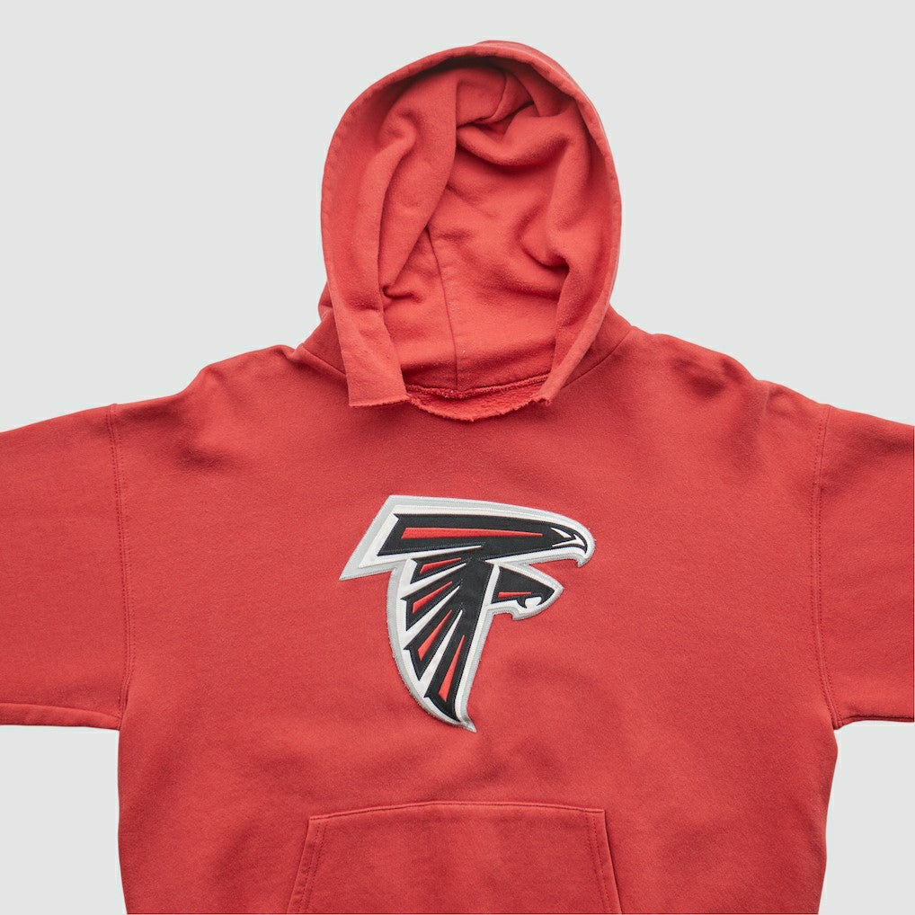 Atlanta Falcons 2000s Hooded Pullover Sweatshirt - Red Vintage cheap