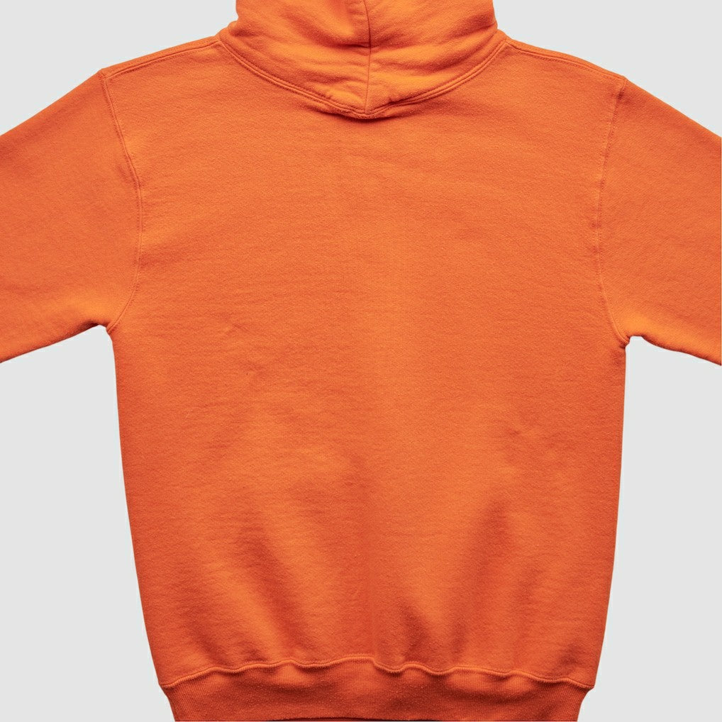 Cleveland Browns Russell 90s Hooded Pullover Sweatshirt - Orange Vintage sale