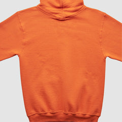 Cleveland Browns Russell 90s Hooded Pullover Sweatshirt - Orange Vintage sale