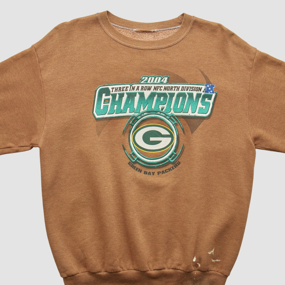 Green Bay Packers 2004 Pullover Sweatshirt - Brown Vintage online