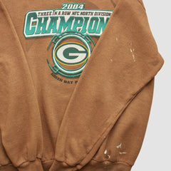 Green Bay Packers 2004 Pullover Sweatshirt - Brown Vintage online