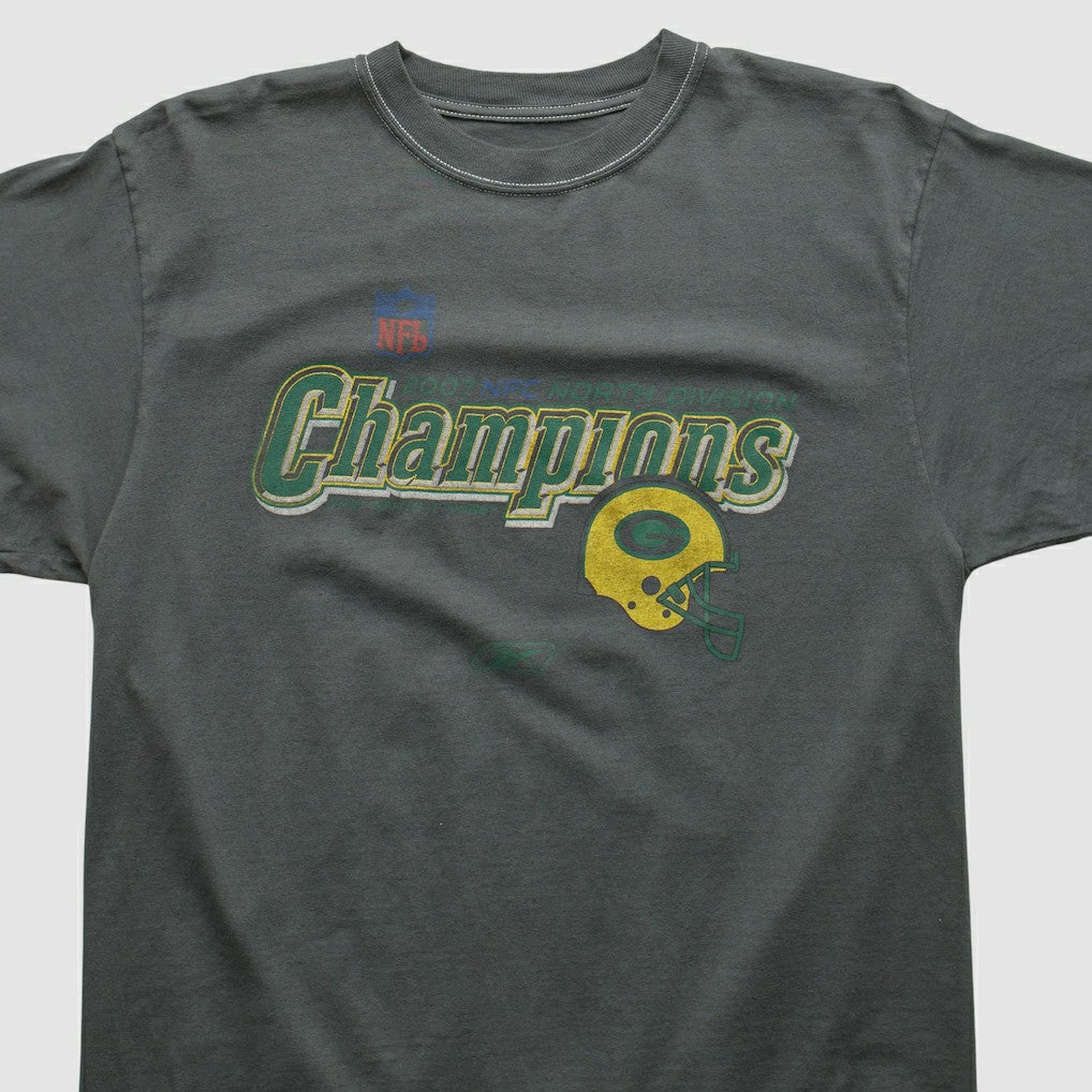 Green Bay Packers 2007 T-shirt - Charcoal Vintage discount