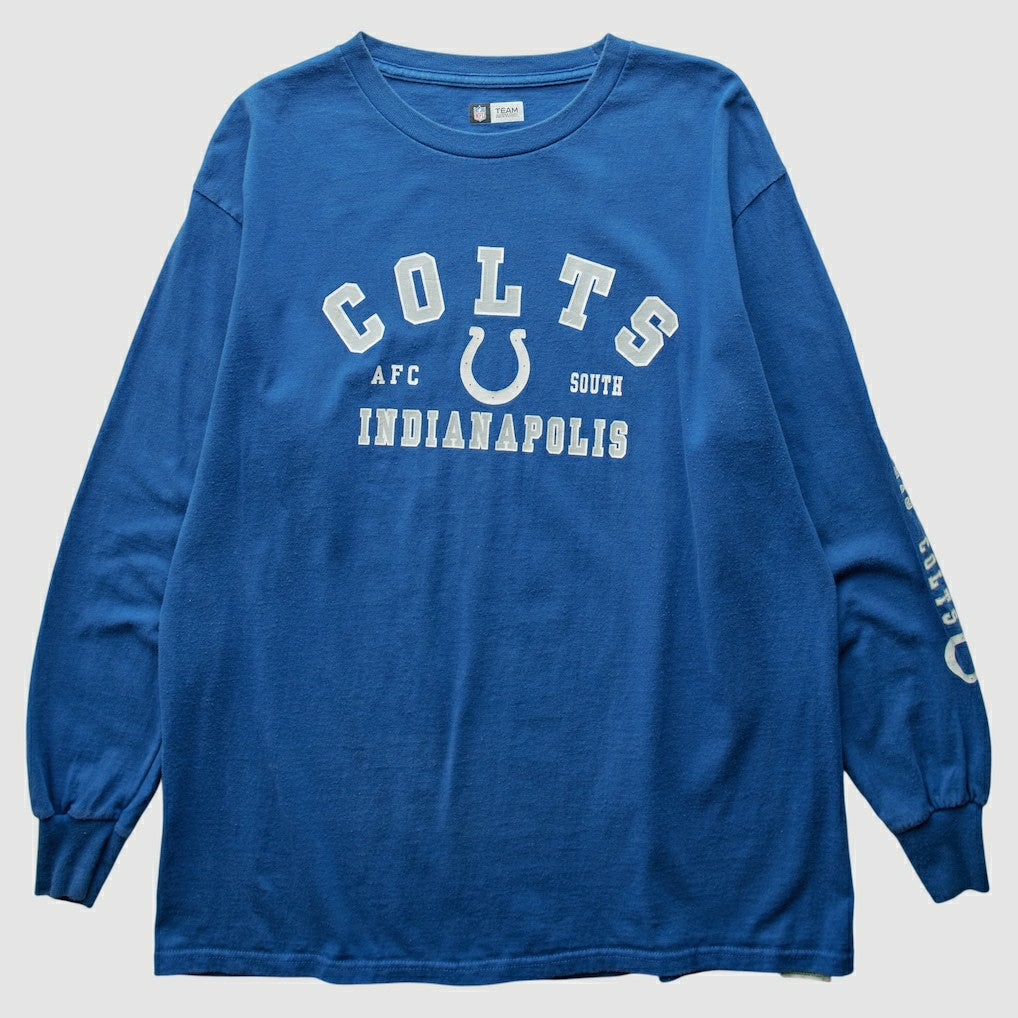 Indianapolis Colts NFL 2000s Long Sleeve T-shirt - Blue Vintage online