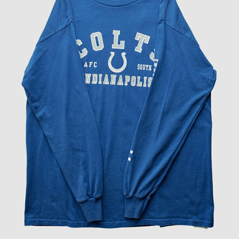Indianapolis Colts NFL 2000s Long Sleeve T-shirt - Blue Vintage online