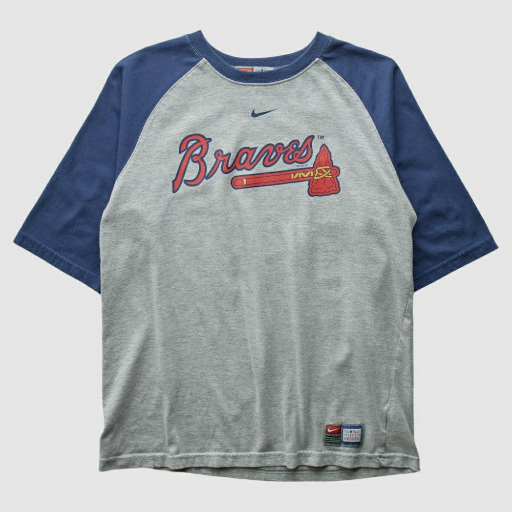 Atlanta Braves 2000s T-shirt Gray Vintage