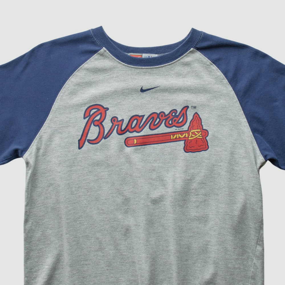 Atlanta Braves 2000s T-shirt Gray Vintage