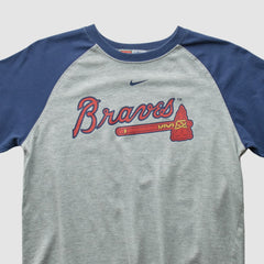 Atlanta Braves 2000s T-shirt Gray Vintage