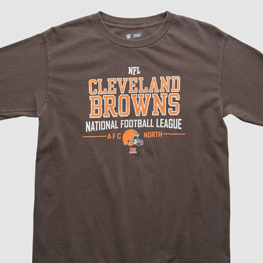 Cleveland Browns NFL 2010s Long Sleeve T-shirt - Brown Vintage on sale
