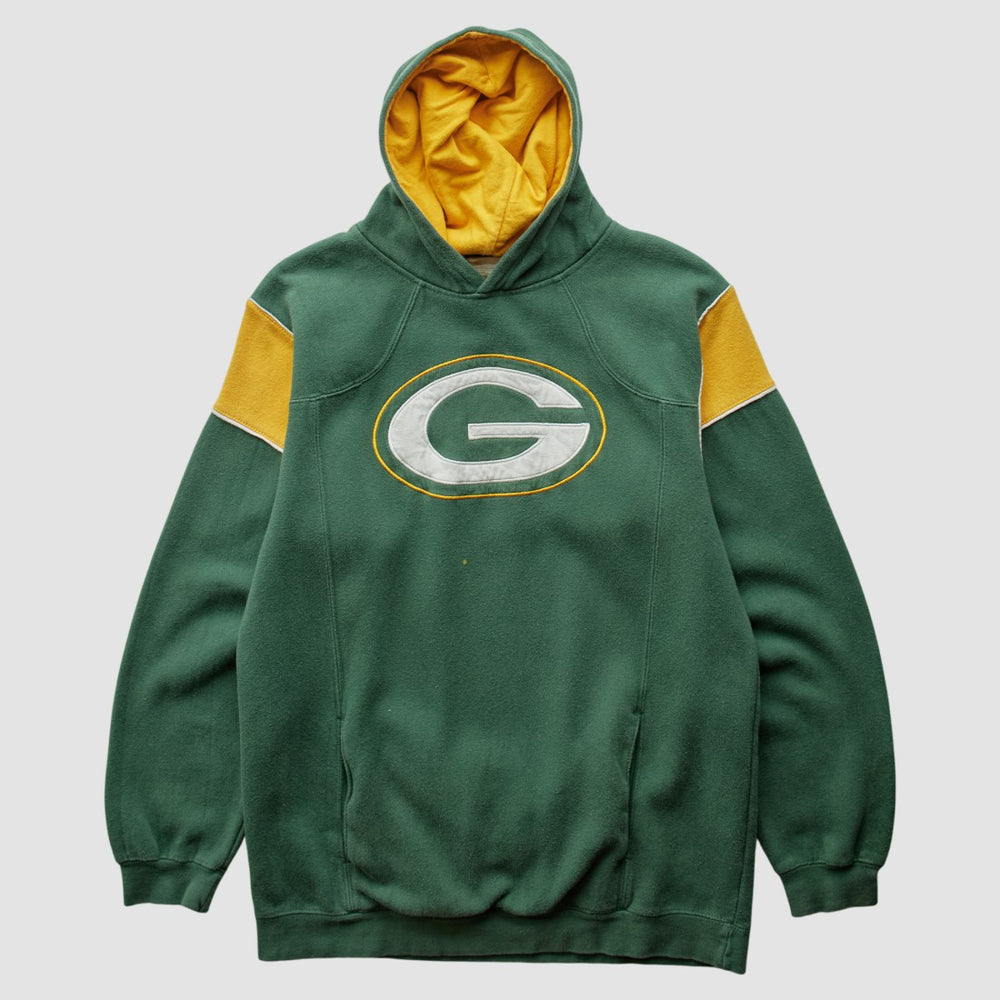 Green Bay Packers NFL 2000s Hooded Sweatshirt - Green Vintage sale