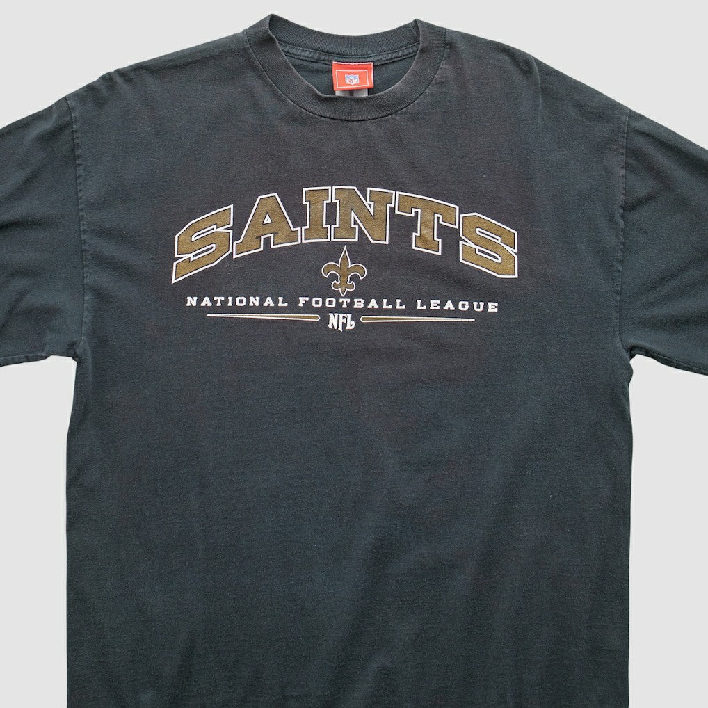 New Orleans Saints NFL 2000s Long Sleeve T-shirt - Black Vintage on sale