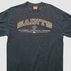 New Orleans Saints NFL 2000s Long Sleeve T-shirt - Black Vintage on sale