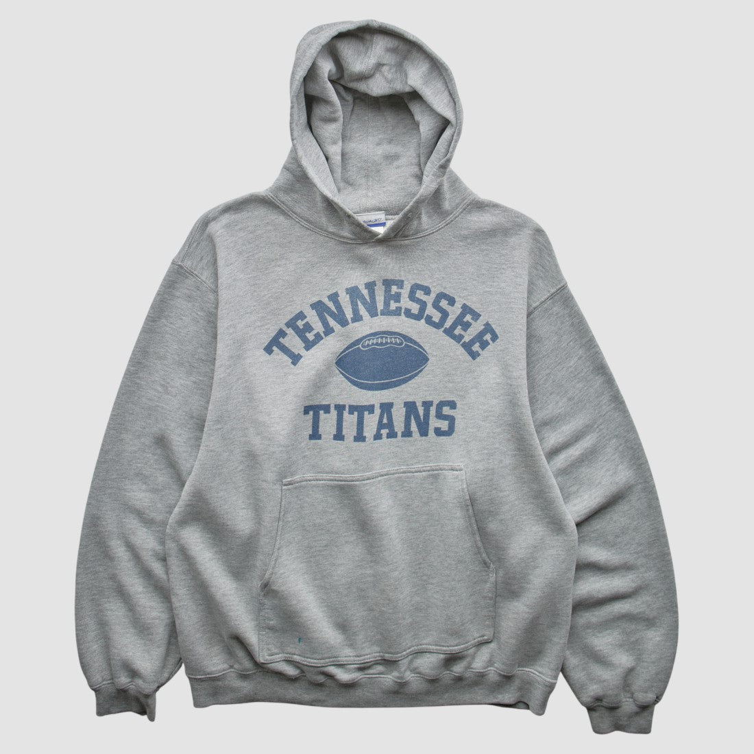 Tennessee Titans Reebok 2000s Hooded Pullover Sweatshirt - Heather Gray Vintage for sale