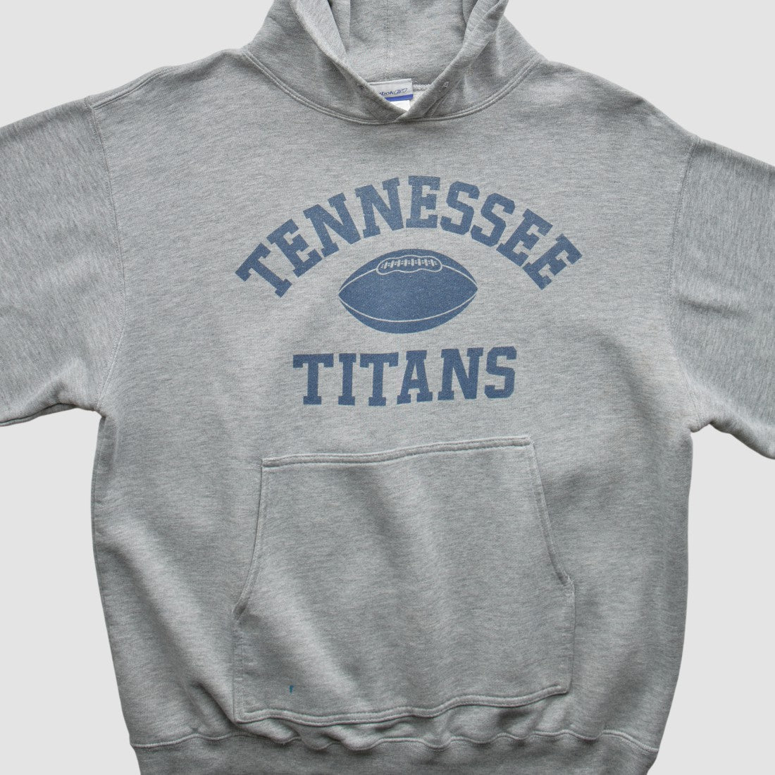 Tennessee Titans Reebok 2000s Hooded Pullover Sweatshirt - Heather Gray Vintage for sale
