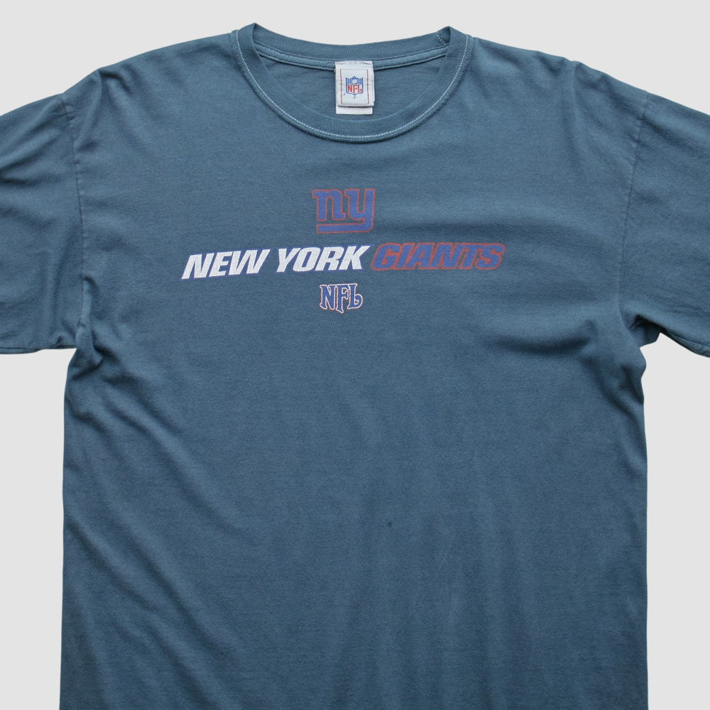 New York Giants NFL 2000s Long Sleeve T-shirt - Blue Vintage outlet
