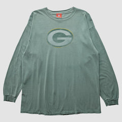 Green Bay Packers 2000s Long Sleeve T-shirt - Green Vintage online
