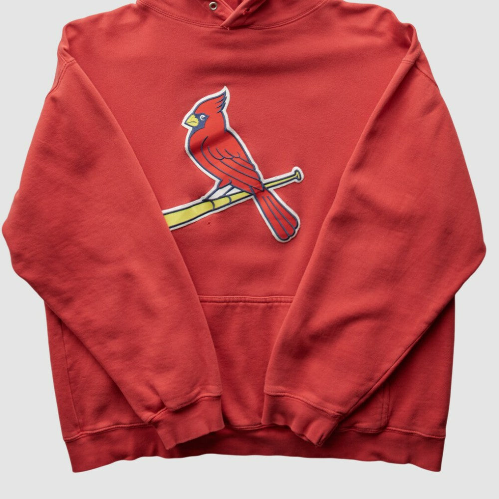 St. Louis Cardinals CSA 2000s Hooded Sweatshirt Red Vintage