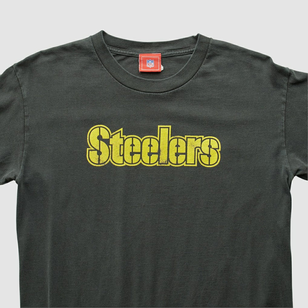 Pittsburgh Steelers NFL 2000s Long Sleeve T-shirt - Black Vintage discount