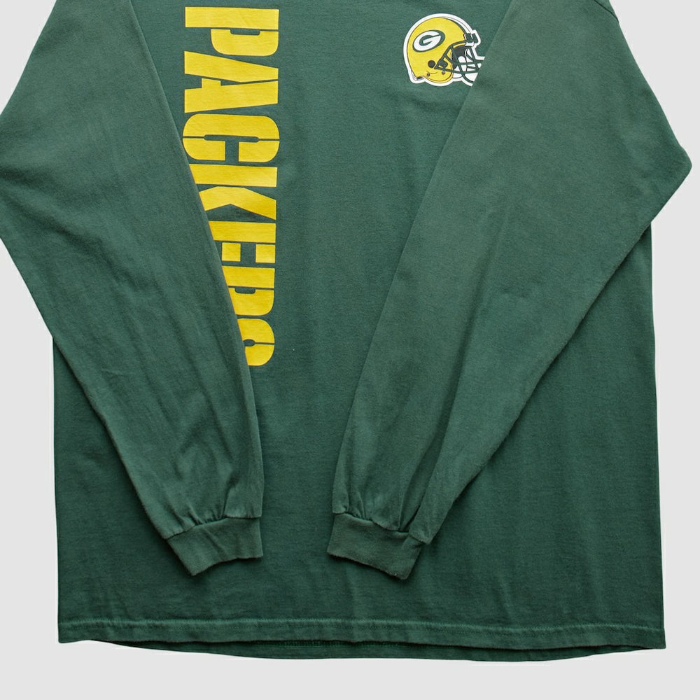 Green Bay Packers NFL 2000s Long Sleeve T-shirt - Green Vintage online