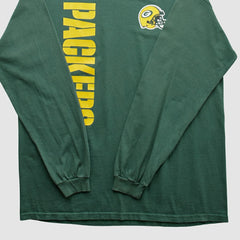 Green Bay Packers NFL 2000s Long Sleeve T-shirt - Green Vintage online