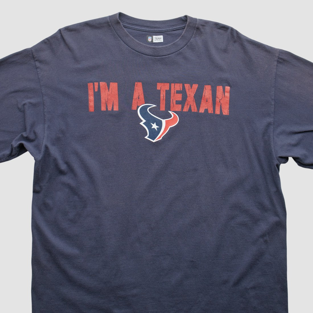 Houston Texans NFL 2010s Long Sleeve T-shirt - Navy Vintage for sale