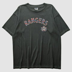 Texas Rangers CSA 2000s T-shirt Charcoal Vintage