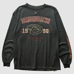 Arizona Diamondbacks Majestic 1998 Long Sleeve T-shirt Charcoal Vintage