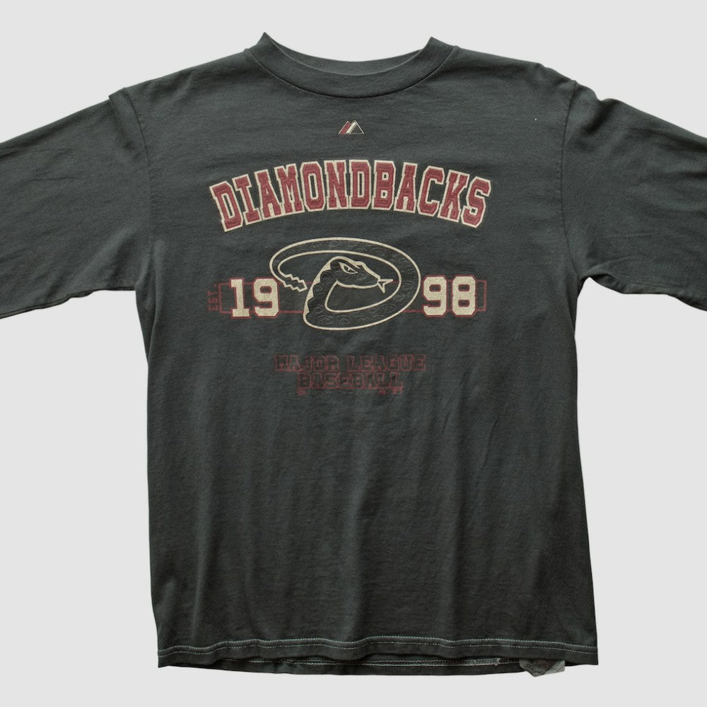 Arizona Diamondbacks Majestic 1998 Long Sleeve T-shirt Charcoal Vintage