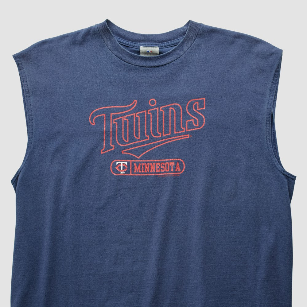 Minnesota Twins MLB 2000s Tank Navy Vintage