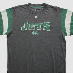 New York Jets NFL 2010s Long Sleeve T-shirt - Gray Vintage discount