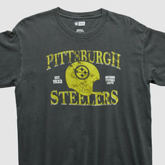 Pittsburgh Steelers NFL 2010s Long Sleeve T-shirt - Charcoal Vintage on sale