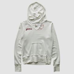 Los Angeles Angels 2000s Hooded Sweatshirt White Vintage