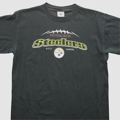 Pittsburgh Steelers 2000s T-shirt - Black Vintage discount