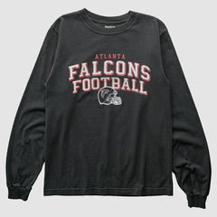Atlanta Falcons Reebok 2000s Long Sleeve T-shirt - Black Vintage on sale