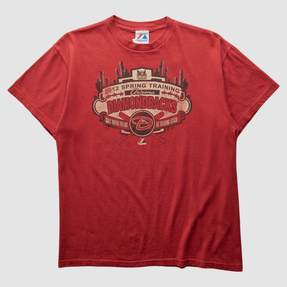 Arizona Diamondbacks Majestic 2012 T-shirt Red Vintage