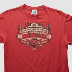 Arizona Diamondbacks Majestic 2012 T-shirt Red Vintage