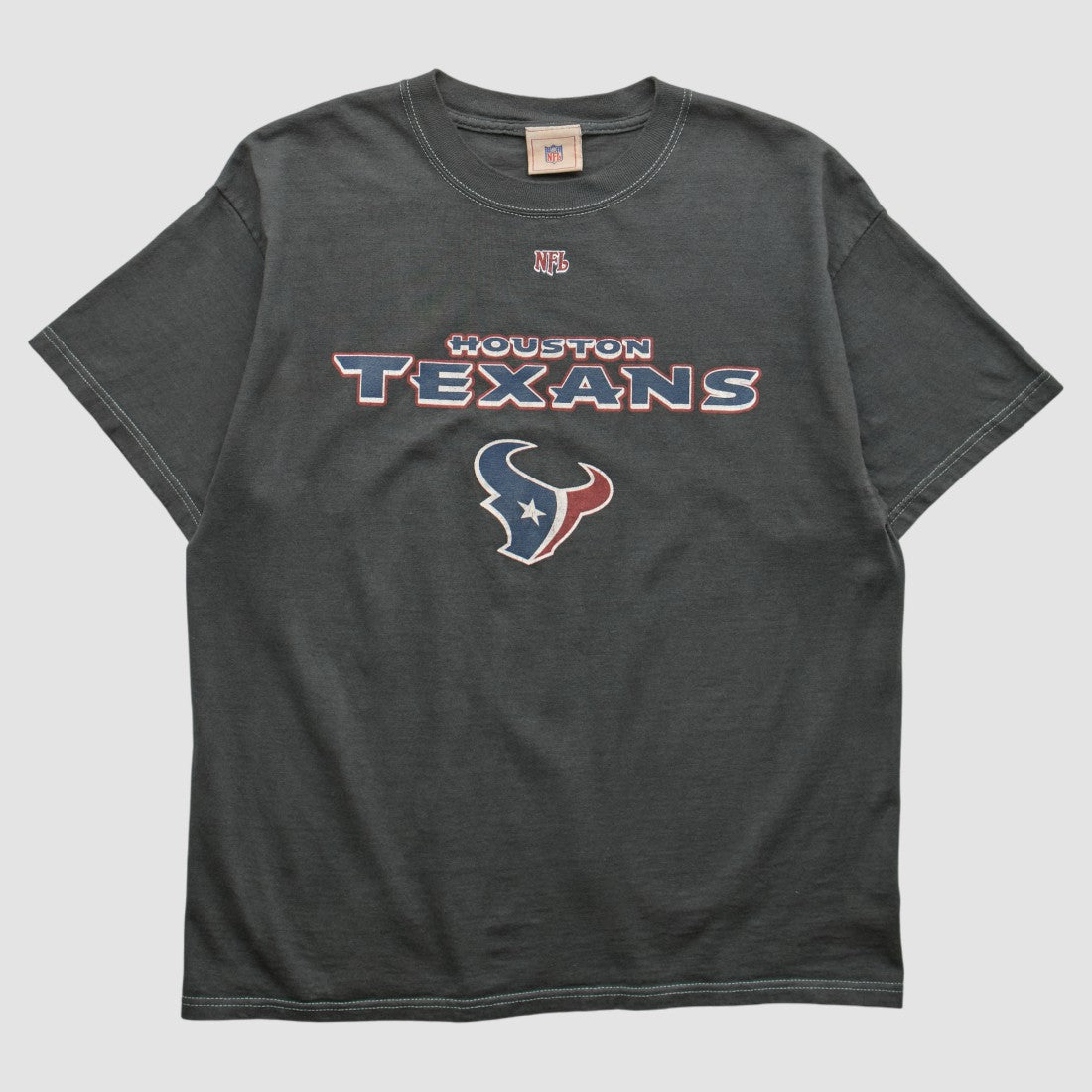 Houston Texans NFL 2000s T-shirt - Charcoal Vintage for sale