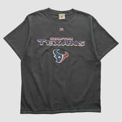 Houston Texans NFL 2000s T-shirt - Charcoal Vintage for sale
