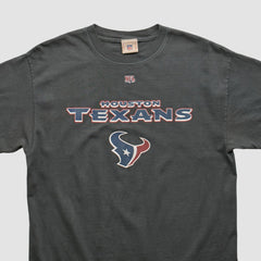 Houston Texans NFL 2000s T-shirt - Charcoal Vintage for sale