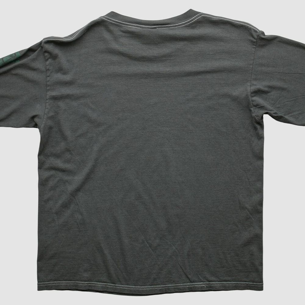Green Bay Packers NFL 2000s Long Sleeve T-shirt - Charcoal Vintage sale