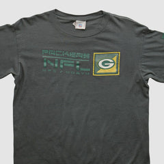 Green Bay Packers NFL 2000s Long Sleeve T-shirt - Charcoal Vintage sale