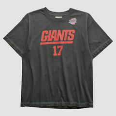 New York Giants 2008 T-shirt - Charcoal Vintage sale