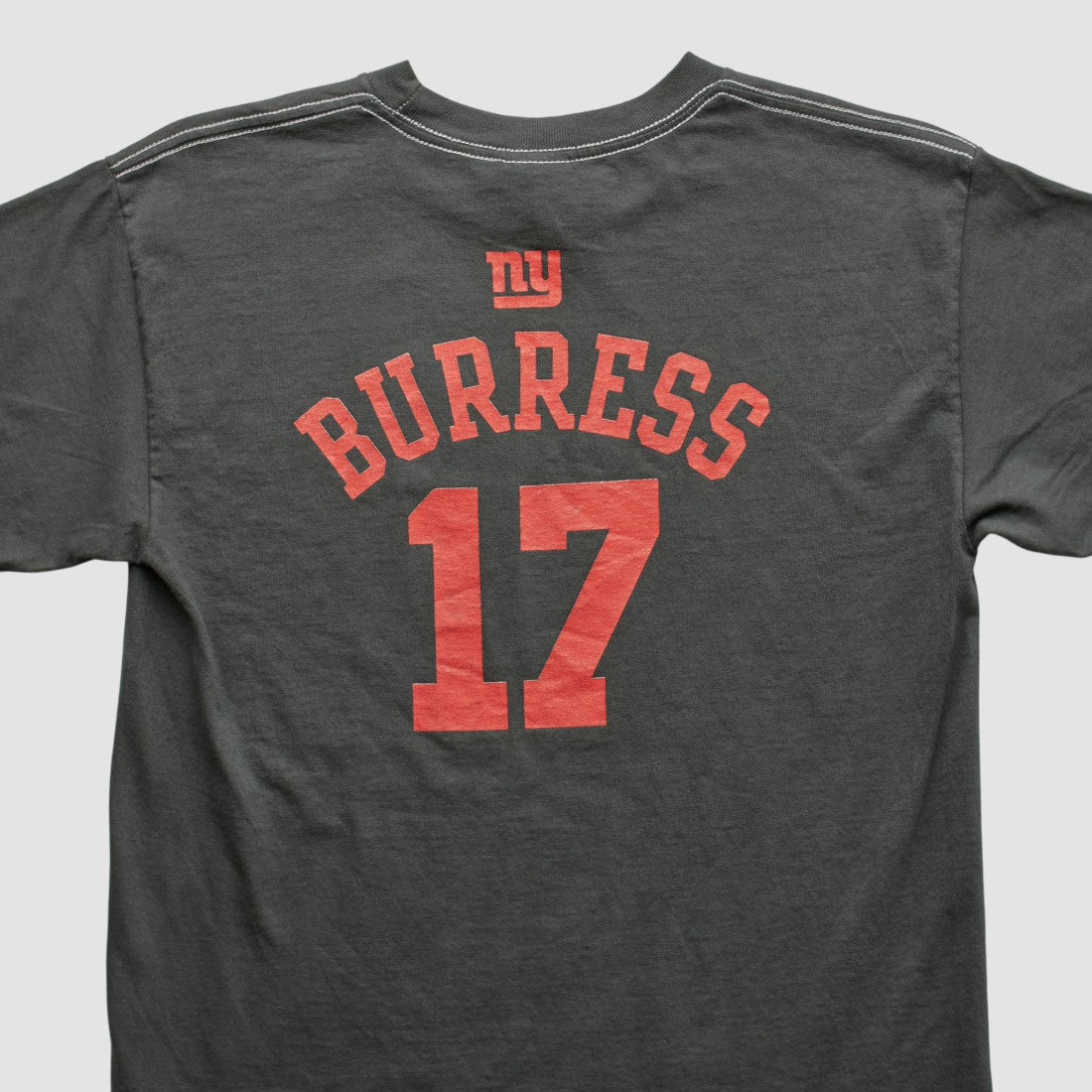 New York Giants 2008 T-shirt - Charcoal Vintage sale