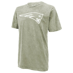 Drake Maye New England Patriots Majestic Threads Mineral Wash Name & Number T-Shirt - Moss Green for sale