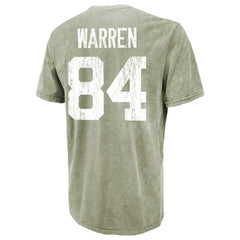 Tyler Warren Indianapolis Colts Majestic Threads Mineral Wash Name & Number T-Shirt - Moss Green for sale