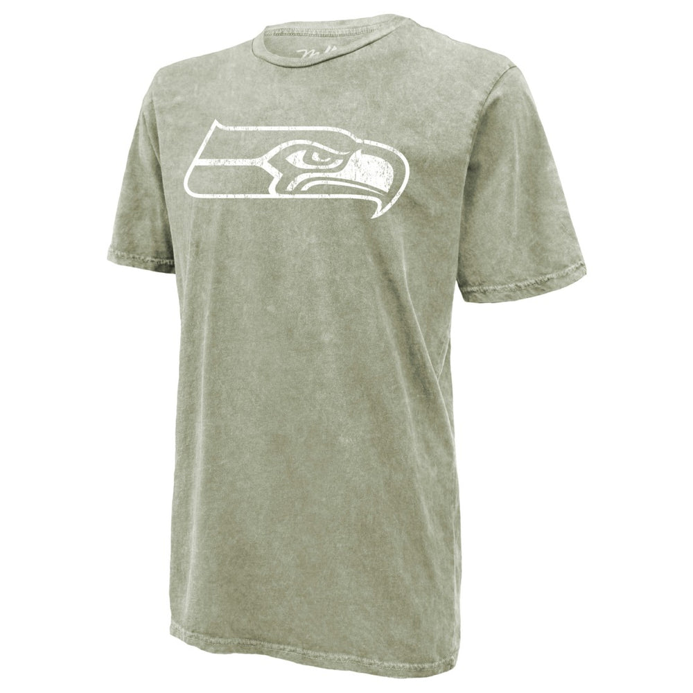 Jaxon Smith-Njigba Seattle Seahawks Majestic Threads Mineral Wash Name & Number T-Shirt - Moss Green for sale