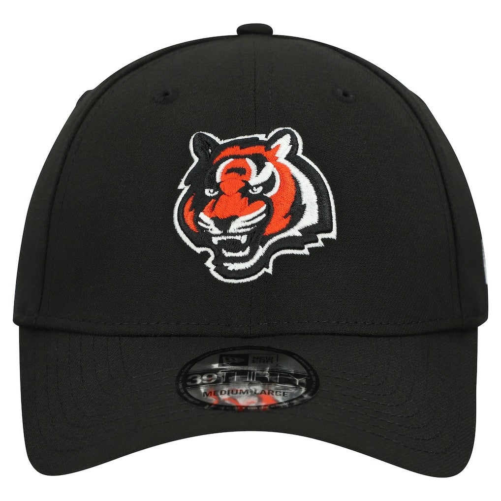 Cincinnati Bengals New Era Main 39THIRTY Flex Hat - Black cheap